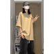 
POUM waffle short-sleeved T-shirt men's summer Hong Kong style loose casual simple high-end top round neck large size breathable short-sleeved HN-T3519 white L (recommended 110-130Jin [Jin equals 0.5 kg])