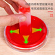 
Deli ink red quick dry printing platform quick dry seal oil press handprint oil financial special plastic shell printing platform oil 9863-round red