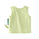 
Didi Bear Diary (DIDIXIONGRIJI) Children's Vest Cool Sleeveless Men and Women's Baby Pure Cotton Top Summer Thin Baby Clothes Underwear (Vest) Green Little Dinosaur Size 100