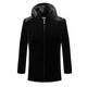 MONTAGUT New Montagut 2024 New Haining Mink Fur Jacket Men's Lapel Fashion Whole Mink Mink Men's Leather Black L 175