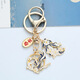 Aukewin Key Chain Ornament древний стиль мир и радость кои мужчины и женщины подарок милый маленький кролик -цепь подвеска koi 1