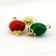 Boutons Cheongsam avec boutons à un caractères imitation de style chinois Jade Blue Flower Support Boutons de style chinois