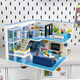 Zhegao Family Qifu Building Blocs 2025 New Girl Series Assemblé Villa House Compatible avec LEGO Building Blocs Hotel Hotel Castle Girls Toys Double Floor - Wangwang Villa + Lighting [1048 Grains]