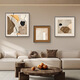 Ji Jian Ji modern light luxury living room decorative painting abstract texture sofa background wall combination hanging painting high-end mural