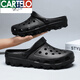 Katile Crocodile Hole Chaussures Sandales de plage pour hommes Grands pantoufles de grande taille Sandales 48 Large taille 49 couple chaussures de jardin Taille 50 DYH9859 Bleu foncé 41