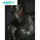 Caile Classic Spider-Man 3 Black Spider Venom cosplay bodysuit adult 3D printed bomb XXL black spider headgear separated