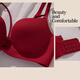 CURMOI Red Zodiac Year Underwear Women's Underwear Set Year of the Horse 2026 Wedding Push-up Bra Socks Gift for Girlfriend Fashionable Red Red Box Set Sexy Push-Up Red M =34/75AB Weight Reference 75-100Jin Jin is equal to 0.5 kg