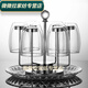 Shantou Lincun Cup Halter 304 Edelstahl Hanging Cup Halter Lagern Rack Creative Glas Tasse Abflussregal Haushaltsablagerung Golden Diamond Cup Halter 3527 Gold Mirror Square