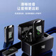 Pinshi two-in-one interface wireless lavalier radio microphone mobile phone live recording Bluetooth microphone Vlog outdoor interview short video suitable for Apple Android camera three-in-one two-person flagship version ENC noise reduction (Apple Android SLR)