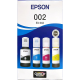 爱普生（EPSON）原装002墨水L4168 L4166 L4268 L4266 L4263 L6278 6279打印机 002BK/C/M/Y 【四色套盒】