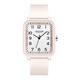 Julius New Simple and Fashionable Digital Square Dial pour les étudiants de jeunesse Examen Junior High School Women's Watch JA-1477 Elegant Purple