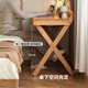 
Genji Wooden Solid Wood Desk Modern Simple Study Office Desk Small Apartment Log Writing Table Oak Folding Table 1 Meter Folding Table (1000*563*825mm)