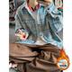 
Shelley Jones American retro trendy plaid long-sleeved velvet thickened shirt men's autumn and winter new lapel versatile shirt jacket CJ9734 orange XL [recommended 125-145Jin [Jin equals 0.5 kg]]