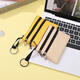 Jiemo Coin Wallet Women Leinwand Handhält kleiner Beutel Student Kurzmini kleiner Geldbeutel Kartenbeutel Herren Reißverschluss Key Coin -Tasche Schwarz