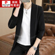 Pierre Cardin Strick -Strickjacke Herbstpullover Jacke 2025 Neue trendige vielseitige einfache lässige Herbstpullover Männer hellgrau l