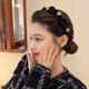 Idelson retro gold-plated camellia headband lady style fashionable sweet girl simple headband hair accessories camellia headband F0980