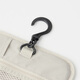 MUJI (MUJI) polyester fiber hanging face wash box Makeup bag travel portable wash bag Beige width 16*long 19*thickness 6cm