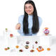 Rongdafeng Szuru Food Ball Cooking Master Kitchen usware Homemade Food Mini Mini Ornaments Cinq fois surprise Board Box Toys Food Cooking Ball Random Three (pas de répétition)