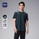 Camiseta de manga corta de Hailan Home para hombres [elásticos] cómodos y transpirables hombres de manga corta en verano