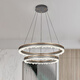 
Sendlanode light luxury chandelier living room headlights fashionable smart simple dining room bedroom LED chandelier 9721-8+6+4 eccentric circle
