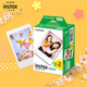 FUJIFILM instant photo paper with colorful edges is suitable for mini7s/8/9/11/12/25/90/wide birthday gifts mini photo paper 60 sheets (in stock)