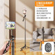 Niweige 2025 Neues Selfie-Stick-Stativ-Mobiltelefon-Fotografie-Artefakt 360-Grad-rotierende Handheld Floor-Stellung integrierter Reisen tragbarer Live-Schießklassen Anti-Shake-Gimbal Stabile JM1 1,8 Meter [Drei-Achsen-Legierungs-Stahl-Anti-Shake] Douyin Fernbedienung