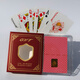 Kinputon 6 paires] Plastic Poker Gold Art Gyt Gyt Double face pote poker PVC GAK SOHA Bridge Gyt688 Bleu [6 paires]