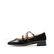 Symphony Yang Mi 2025 Alice Mary Jane French single shoes EUE04AQ5 Qianjin Black 39