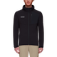 Mammoth (MAMMUT) Madris Light Men's Windproof and Water-Resistant Lightweight Breathable Mid-layer Fleece Jacket 0001-Black (Mixed New and Old Styles) M