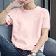 耐克（NIKE）短袖T恤男士2025夏季新款运动服针织透气半袖圆领休闲上衣半袖 纯棉AR4999-686粉色 L 建议身高170-175体重120-140斤