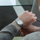 Titoni Watch Men's Universo Series Automatic Mechanical Men's Watch 797 S-695 Acero inoxidable Disco blanco 40 Dial