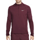 Nike (Nike) Sitio web oficial Camiseta de manga larga Spring Spring Spring Sportswear Running Fitness Stand Collar Top FB8565-681 Dark Red XL