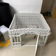 Pet anti-escape net, safety fence, rope net, anti-escape dog and cat cage, dog fence, anti-escape and anti-jumping net, white rope net (suitable for pets who do not bite the rope) 1.5 meters long and 1.5 meters wide
