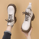 Belle-Take-Serie Marke Broken Code zeigt kleine Martin-Stiefel für Frauen British Style 2024 Herbst Neues Super-heißes Leder dicker Sohle kleiner Schwarz [Single] 38