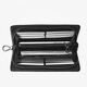 
ManniQSON brand wallet men's long clutch bag genuine leather large capacity trendy mobile phone bag business versatile change card bag black