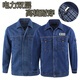 Wixuan State Grid Denim Arbeitskleidung Set Herren Spring- und Herbstschweißung Elektriker Elektriker Elektriker Stromversorgungsbüro Arbeitsschutzkleidung 306 Doppelschicht-Denim 16580a Uniform Code