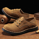 Kamel Dynamische Frühlings- und Herbstleder Leder mit großem Kopf aus Lederschuhen Herren atmungsaktiven Low-Top-Arbeitsschuhen Outdoor-Sport und lässige Schuhe hellbraun (Top-Layer Cowhide) 8815 41 Standard Lederschuhe Größe