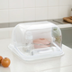 
Baby bottle storage box tableware storage box water cup storage box tea cup holder transparent dustproof box red 1276
