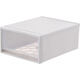 Espace interactif (HDKJ) Armoire de rangement Boîte de rangement de rangement armoire en plastique Sous-vêtements Clothing Organisateur Boîte de rangement simple (original) E3018 Lock épaissis (Dark 47 Width 30 High 18)