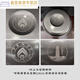 Bottle bowl and rice bowl in temple tableware vegetarian bowl monk rice bowl stainless steel double-layer heat insulation monk rice bowl for meal cotton bowl bag-coffee color