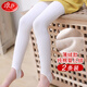 LangSha (LangSha) Children's Autumn and Winter Style Thin Wear Pantyhose Girls Plus Fleece Thick Leggings Medium Large Children's Warm Stand-Up Treaded Foots New Product 1 Pc Coffee [682 Twist Thin Wearing Fleece Style] Large Size Recommended Height 123-140CM