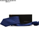 North Martin Silk Tie Men Men Business Formal High-Deli Tread Blue Striped Groom Wedding Birthday Student Gift College