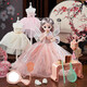 
Doll toy girl Princess Aisha mermaid doll dress up children's birthday gift 3-6 years old 2 [70cm gift box] Ancient style doll set 6623