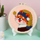 
Children's handmade DIY yarn poke embroidery material bag Russian embroidery poke embroidery school handmade lesson self-embroidery gift Little Red Riding Hood + adjustable poke needle ++ wooden stand