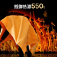 Fire blanket 1m*1m silicone fire blanket fire blanket kitchen home commercial hotel office building fire escape fiberglass fire blanket insulation flame retardant national standard thickened silicone fire blanket 1m*1m-boxed