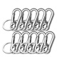 Runhuanian Key Chain New Key Chain Men and Women Couples Seamless Pendant with Round Color Solid Color Personality Simple Thickened Minimalist and Elegant [Modern Simple] Key Chain 1/*