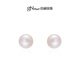 Jingrun Pearl Earrings Yuan'an 925 Silver Freshwater Pearl Earrings Basic Pearl Earrings Birthday Gift 8-9mm White