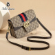 SOLO QUEEN luxury new brand bag women's bag new shoulder bag women's crossbody bag printed Chinese Valentine's Day birthday gift brown exquisite gift box
