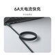 Xiaomi 6A Magnetic Braided Fast Charging Data Cable 1m (USB-C to USB-C) Dark Gold
