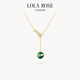 LOLA ROSE Heliocentric Series Women's Necklace Light Luxury Birthday Gift for Girlfriends on Holidays LR50606-Malachite